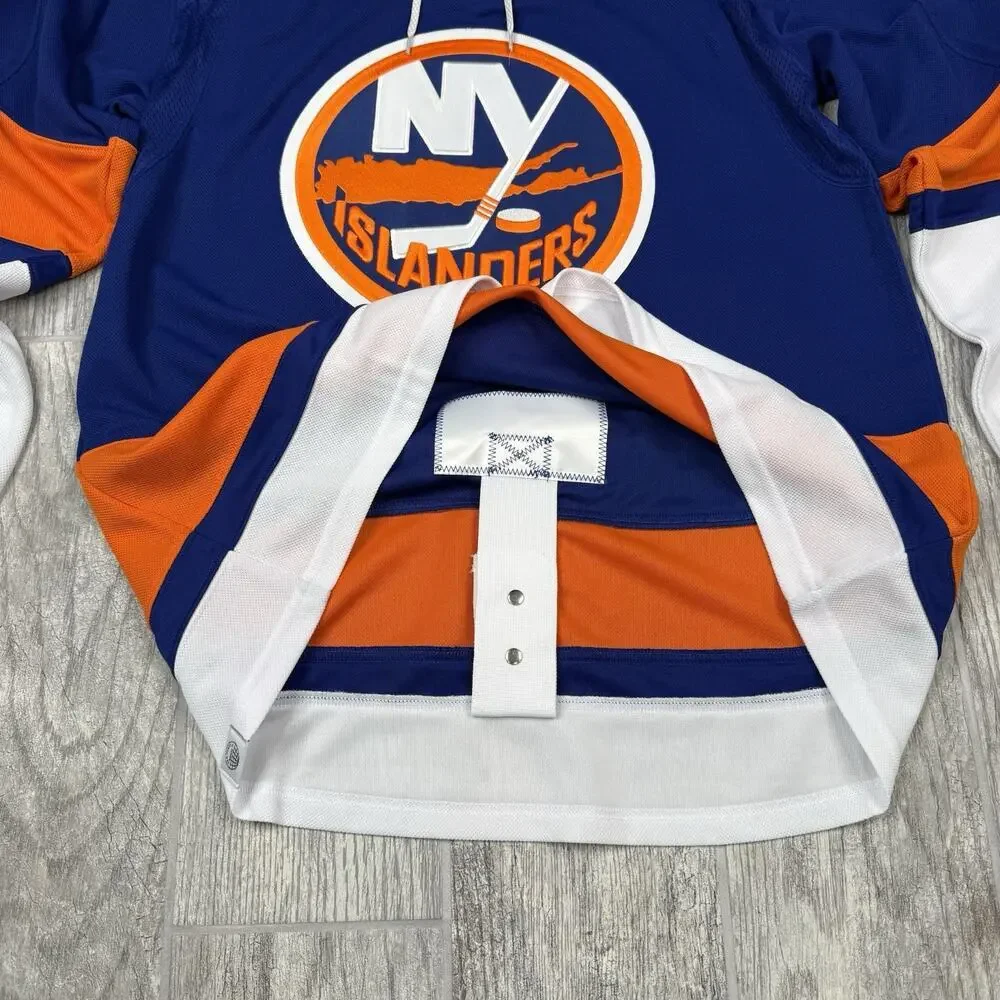 Adidas NHL New York Islanders Authentic Home Royal Hockey Jersey GT5618 Size 50
